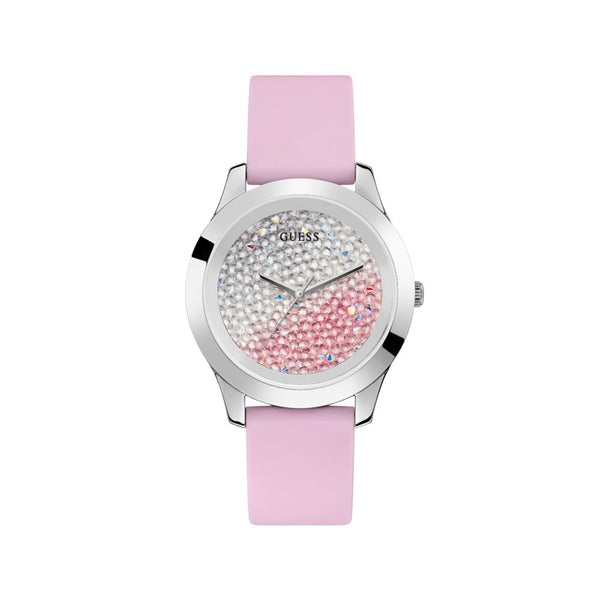 Guess Multicolor Rubber Dress Watch