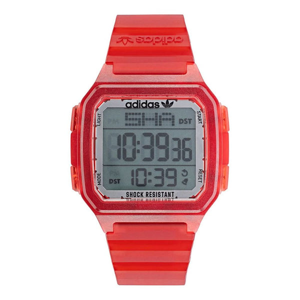 Adidas Red Resin Digital Watch