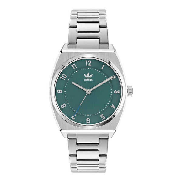 Adidas Gray Stainless Steel Dress Watch