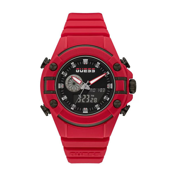 Guess Red Synthetic Sport Watch