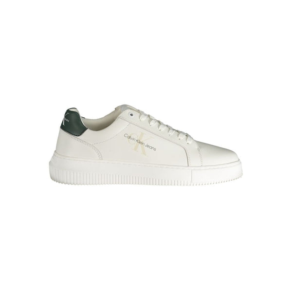 Calvin Klein White Leather Men's Sneaker