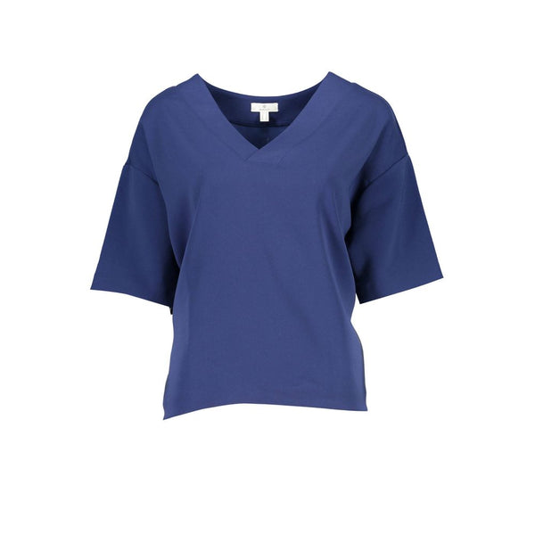 Gant Blue Cotton Women T-Shirt