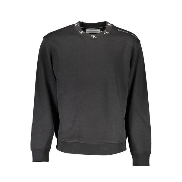 Calvin Klein Black Cotton Men Sweater