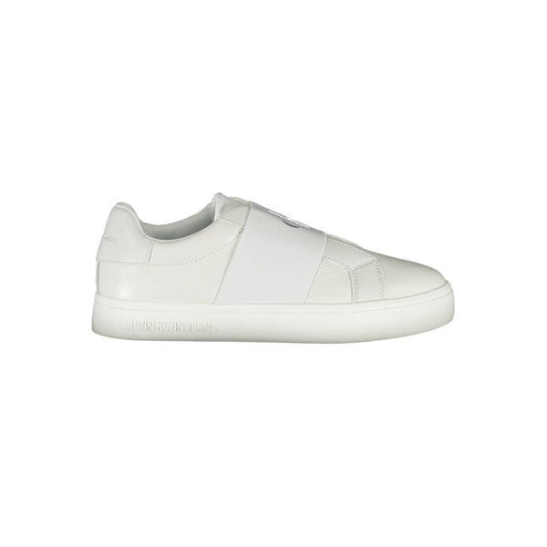 Calvin Klein White Leather Women Sneaker