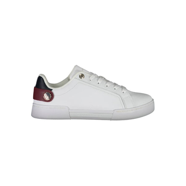 Tommy Hilfiger White Polyethylene Women Sneaker