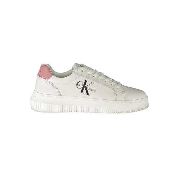 Calvin Klein White Leather Women Sneaker