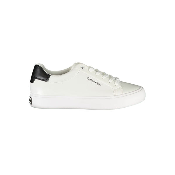 Calvin Klein Bianco Leather Women Sneaker
