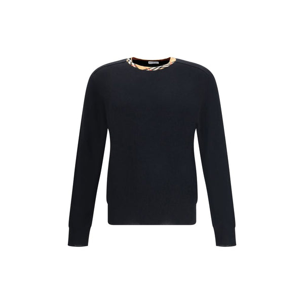 Burberry Black Wool Sweatshirt