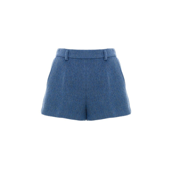 Gucci Blue Wool Shorts