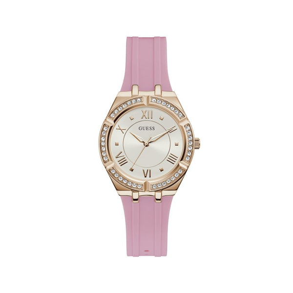Guess Multicolor Rubber Dress Watch