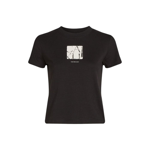 Calvin Klein Jeans Black Recycled Cotton T-Shirt