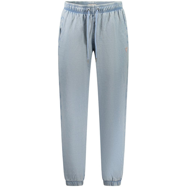 Guess Jeans Azzurro Cotton Men's Track Pant
