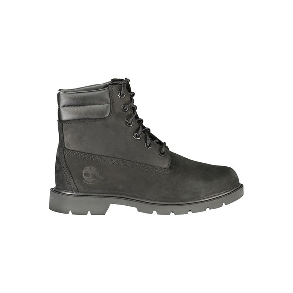 Timberland Nero Leather Women Ankle Boot