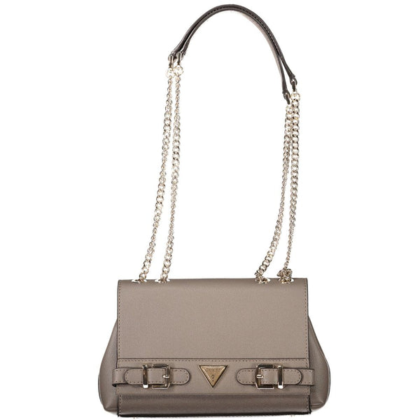 Guess Jeans Marrone Polyurethane Woman Handbag