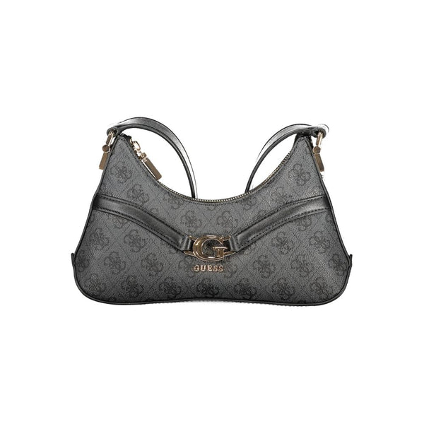 Guess Jeans Nero Polyurethane Women Shoulder Bag
