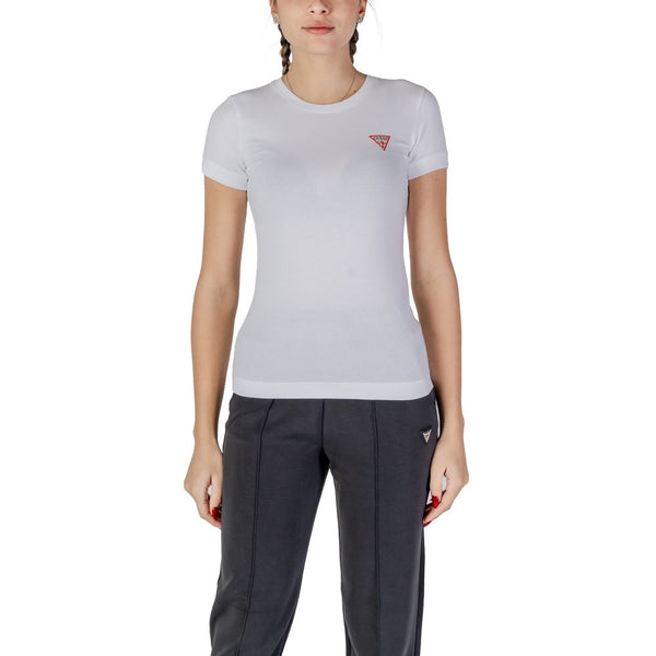 Guess White Cotton Sportswear