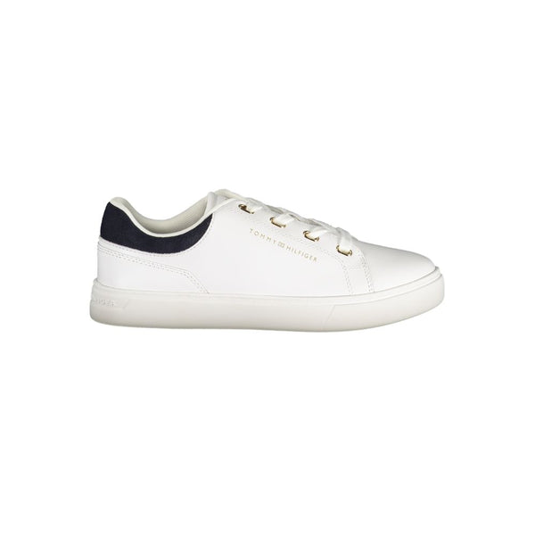 Tommy Hilfiger White Leather Women Sneaker
