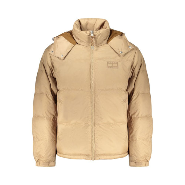 Tommy Hilfiger Beige Polyester Men Jacket