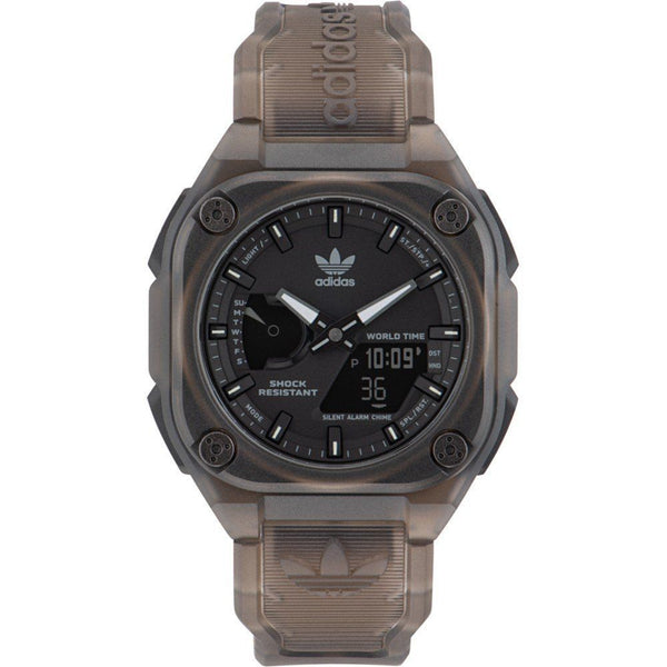 Adidas Brown Synthetic Sport Watch