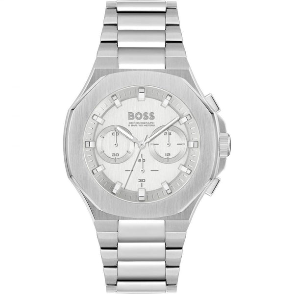 Hugo Boss Gray Stainless Steel Dress Watch