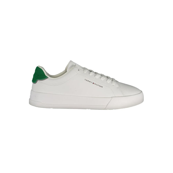 Tommy Hilfiger White Leather Men Sneaker
