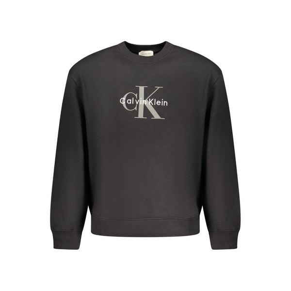 Calvin Klein Black Cotton Men Sweater
