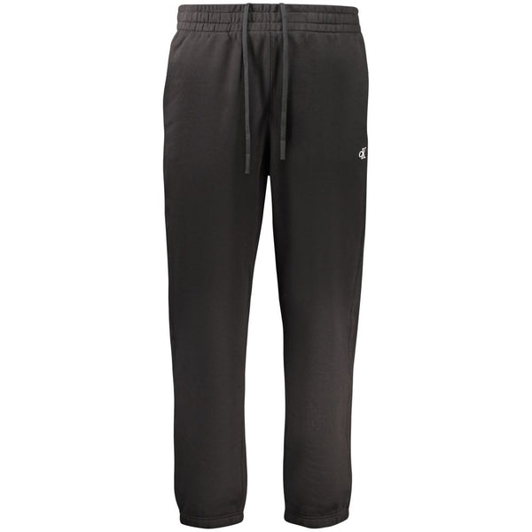 Calvin Klein Black Cotton Men's Sports Trouser