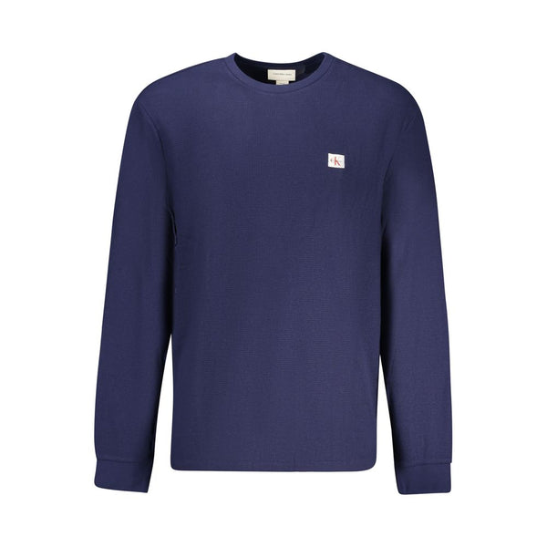 Calvin Klein Blue Cotton Men Sweater