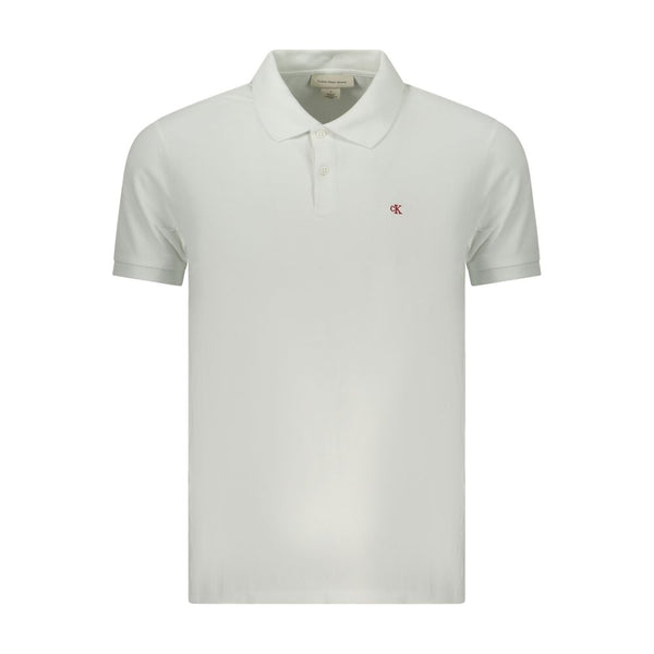 Calvin Klein Bianco Cotton Men Polo